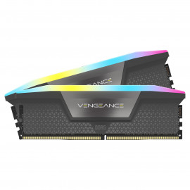 Corsair Vengeance RGB DDR5 32 Go (2 x 16 Go) 6000 MHz CL36 1.4V - Noir