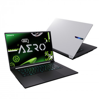 GIGABYTE AERO X16 WH Ordinateur Portable Gaming – 16“, 165Hz WQXGA, Ryzen AI 7 350, NVIDIA RTX 5070, 32Go DDR5 5200MHz, SSD