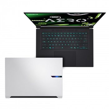 GIGABYTE AERO X16 WH Ordinateur Portable Gaming – 16“, 165Hz WQXGA, Ryzen AI 7 350, NVIDIA RTX 5070, 32Go DDR5 5200MHz, SSD