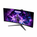 AOC AGON PRO AG346UCD écran plat de PC 86,4 cm (34") 3440 x 1440 pixels Wide Quad HD QD-OLED Noir, Gris