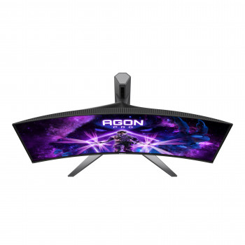 AOC AGON PRO AG346UCD écran plat de PC 86,4 cm (34") 3440 x 1440 pixels Wide Quad HD QD-OLED Noir, Gris