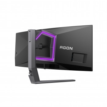 AOC AGON PRO AG346UCD écran plat de PC 86,4 cm (34") 3440 x 1440 pixels Wide Quad HD QD-OLED Noir, Gris