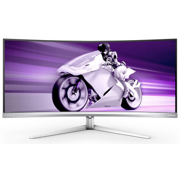 Philips 34M2C8600 00 écran plat de PC 86,4 cm (34") 3440 x 1440 pixels Wide Quad HD OLED Blanc