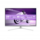 Philips Evnia 8000 32M2N8900 00 écran plat de PC 80 cm (31.5") 3840 x 2160 pixels 4K Ultra HD QD-OLED Blanc