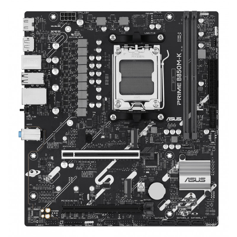 ASUS PRIME B850M-K AMD B850 Emplacement AM5 micro ATX