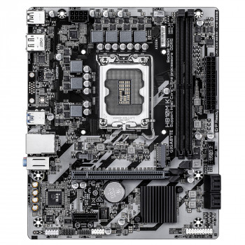 GIGABYTE H810M K Carte Mère – Processeurs Intel Core Ultra (Série 2), VRM 3+1+2 phases, jusqu'à 6400 MHz DDR5, 1 x M.2 PCIe