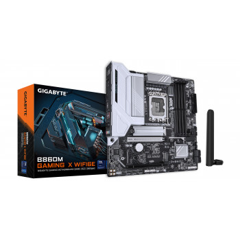 GIGABYTE B860M GAMING X WIFI6E Carte mère - Processeurs Intel Core Ultra, VRM 8+1+2+2 phases, jusqu'à 9200MHz DDR5, 1xPCIe 5.0