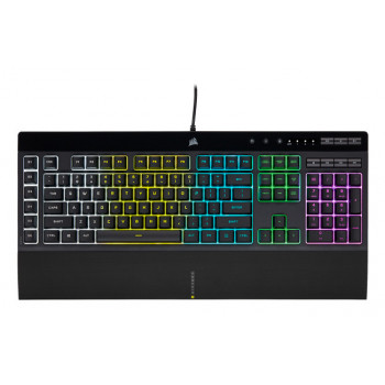 Corsair K55 RGB PRO clavier Gaming USB AZERTY Français Noir