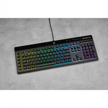 Corsair K55 RGB PRO clavier Gaming USB AZERTY Français Noir