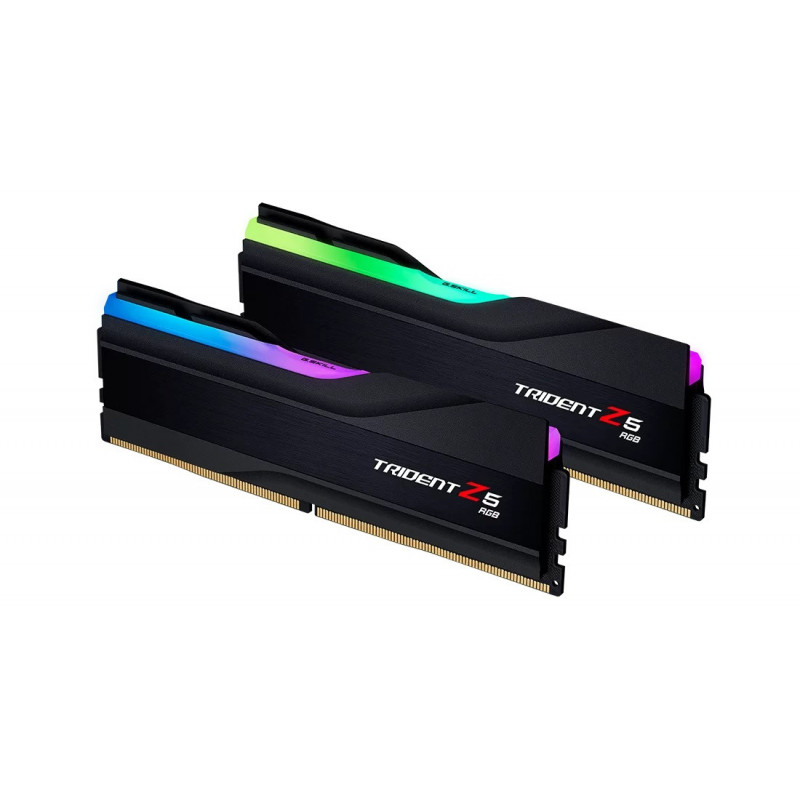 G.Skill Trident Z5 RGB 48 Go (2 x 24 Go) DDR5 8000 MHz CL40 - Noir G.Skill Trident Z5 RGB 48 Go (2 x 24 Go) DDR5 8000 MHz CL40 - Noir