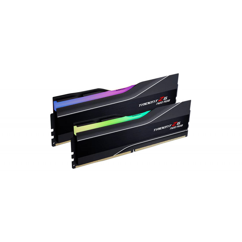 G.Skill Trident Z5 Neo RGB Series 48 Go (2 x 24 Go) DDR5 6000 MHz CL40 G.Skill Trident Z5 Neo RGB Series 48 Go (2 x 24 Go) DDR5 6000 MHz CL40