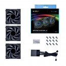 Lian Li Uni Fan TL120 LCD (noir) - Pack de 3