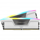 Corsair Vengeance RGB DDR5 32 Go (2 x 16 Go) 6000 MHz CL30 - Blanc