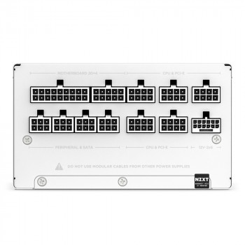 NZXT C1000 Gold ATX 3.1 unité d'alimentation d'énergie 1000 W 24-pin ATX Blanc