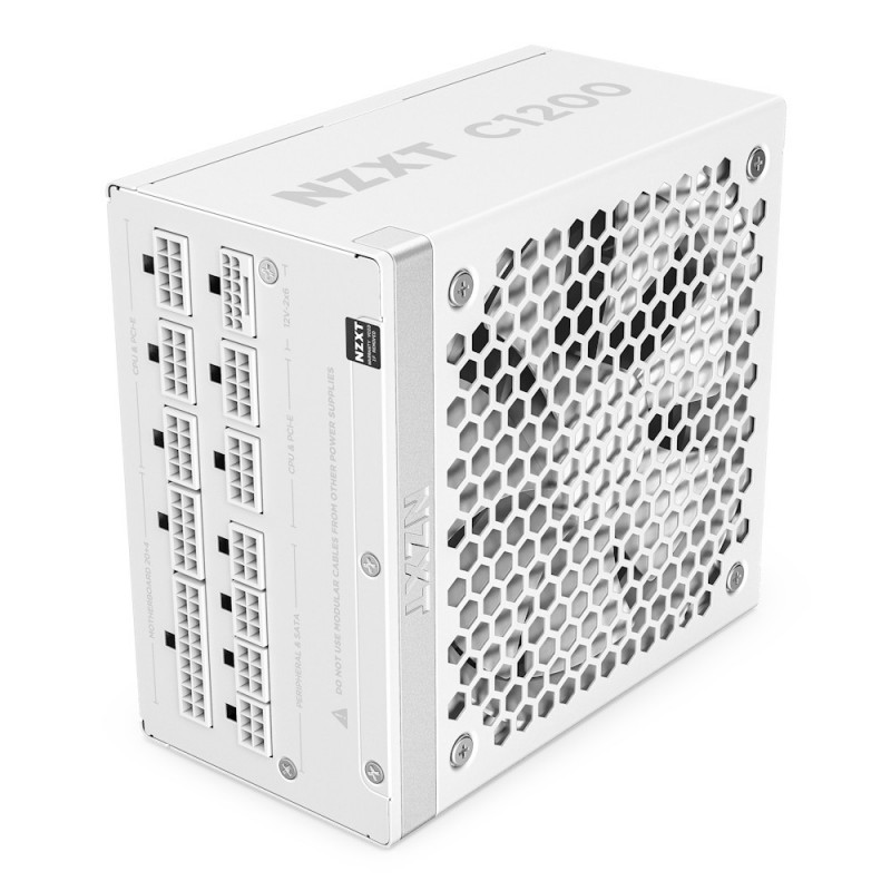 NZXT C1200 Gold ATX 3.1 unité d'alimentation d'énergie 1200 W 24-pin ATX Blanc