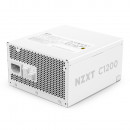 NZXT C1200 Gold ATX 3.1 unité d'alimentation d'énergie 1200 W 24-pin ATX Blanc