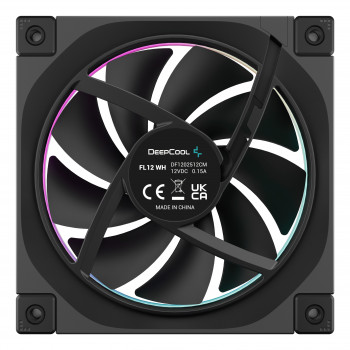 DeepCool FL12-3 in 1 Boitier PC Ventilateur 12 cm Noir 3 pièce(s)
