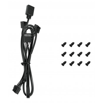 DeepCool FL12-3 in 1 Boitier PC Ventilateur 12 cm Noir 3 pièce(s)