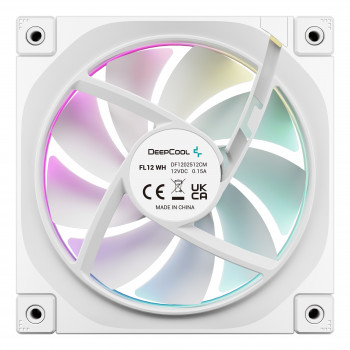 DeepCool FL12 WH-3 in 1 Boitier PC Ventilateur 12 cm Blanc 3 pièce(s)