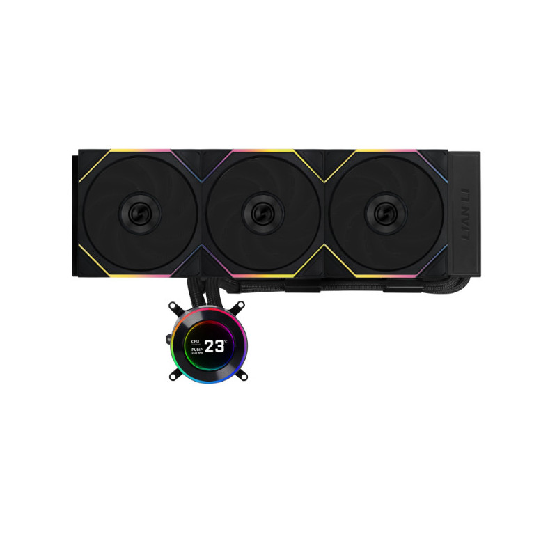 Lian Li GA II Hydroshift II LCD-C 360TL Processeur Refroidisseur de liquide tout-en-un 12 cm Noir 1 pièce(s) Lian Li GA II Hydroshift II LCD-C 360TL Processeur Refroidisseur de liquide tout-en-un 12 cm Noir 1 pièce(s)