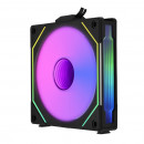 Lian Li UF-RSLIN120-1B système de refroidissement d’ordinateur Boitier PC Ventilateur 12 cm Noir 1 pièce(s)