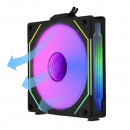 Lian Li UF-RSLIN120-1B système de refroidissement d’ordinateur Boitier PC Ventilateur 12 cm Noir 1 pièce(s)