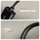 Axagon RVD-HI20N câble vidéo et adaptateur 0,15 m DisplayPort HDMI Noir