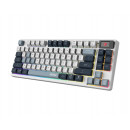 MSI FORGE GK600 TKL WIRELESS SKY clavier Gaming USB + Bluetooth QWERTY Ukrainien Bleu, Blanc MSI FORGE GK600 TKL WIRELESS SKY clavier Gaming USB + Bluetooth QWERTY Ukrainien Bleu, Blanc