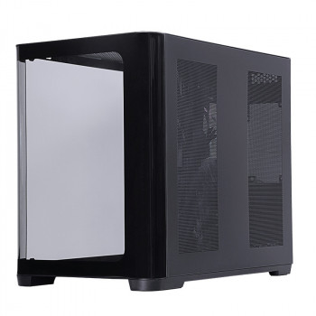 itek DARK CAVE CURVED Tower Noir
