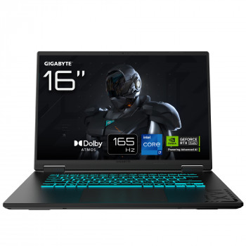 GIGABYTE GAMING A16 Ordinateur Portable – 16, 165Hz WUXGA, Intel Core i5-13620H, RTX 5050, 16Go DDR5 5200MHz, SSD Gen4 1To,
