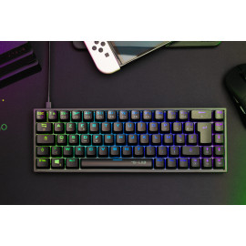 The G-Lab Combo Titanium clavier Souris incluse Gaming USB AZERTY Français Titane