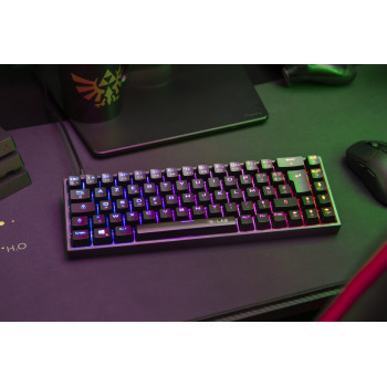 The G-Lab Combo Titanium clavier Souris incluse Gaming USB AZERTY Français Titane