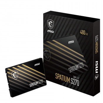 MSI Spatium S270 SATA 2.5 480GB 480 Go 2.5" Série ATA III 3D NAND
