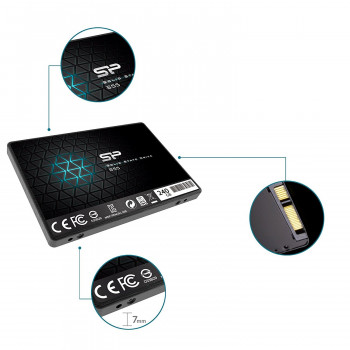 Silicon Power Slim S55 240 Go 2.5" Série ATA III TLC