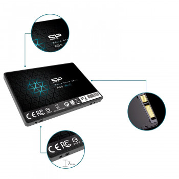 Silicon Power Ace A55 512 Go 2.5" Série ATA III 3D TLC