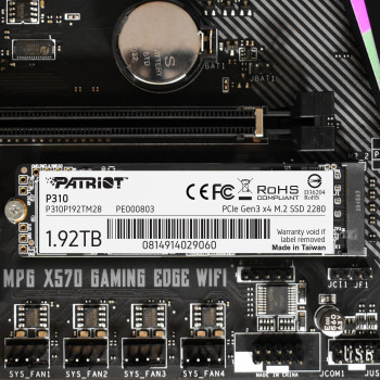 Patriot Memory P310 1,92 To M.2 PCI Express 3.0 NVMe
