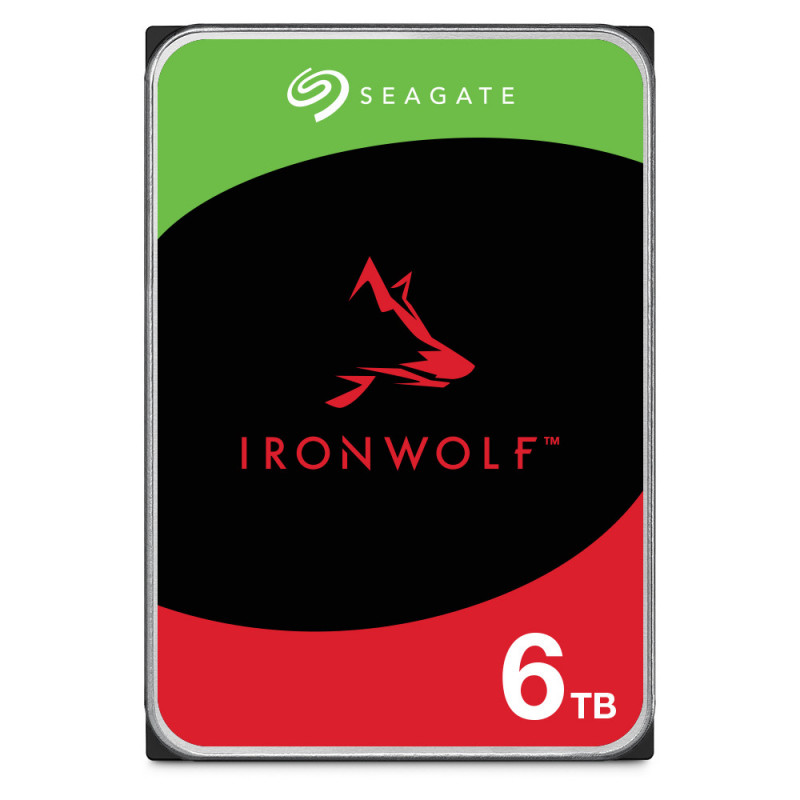 Seagate IronWolf ST6000VN006 disque dur 6 To 5400 tr min 256 Mo 3.5" Série ATA III