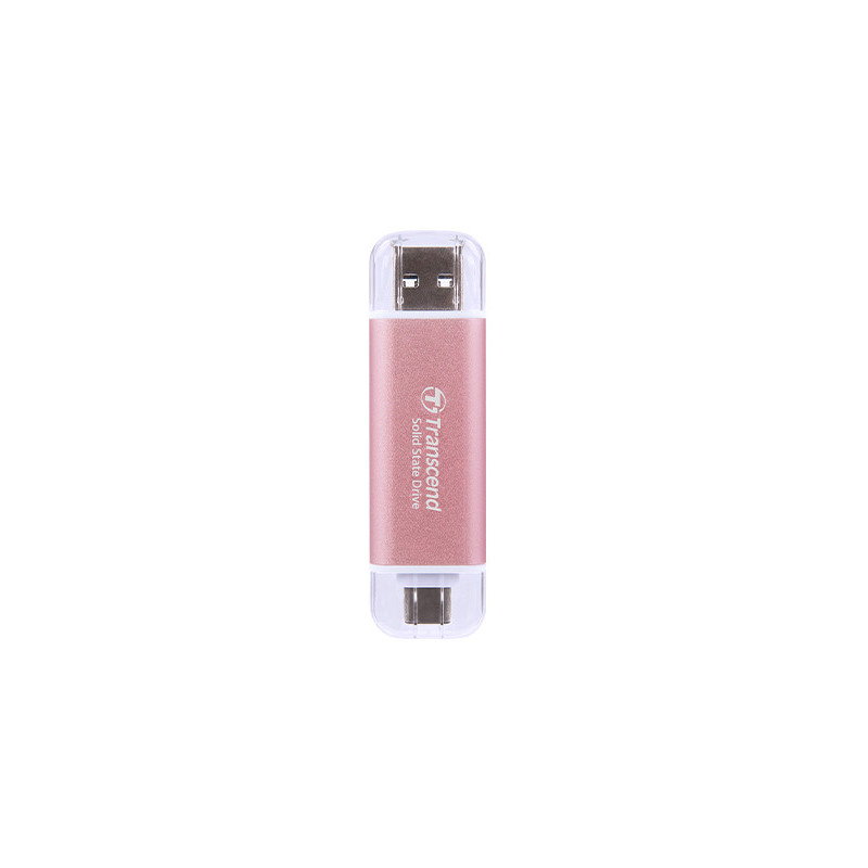 Transcend ESD310 512 Go USB Type-A vers USB Type-C 3.2 Gen 2 (3.1 Gen 2) Rose