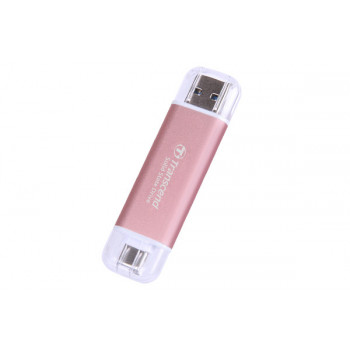 Transcend ESD310 512 Go USB Type-A vers USB Type-C 3.2 Gen 2 (3.1 Gen 2) Rose