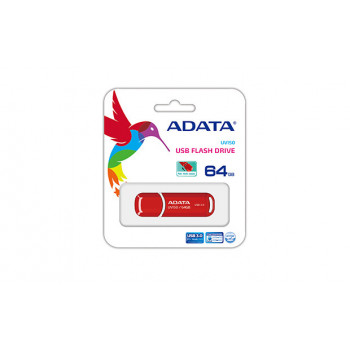 ADATA 64GB DashDrive UV150 lecteur USB flash 64 Go USB Type-A 3.2 Gen 1 (3.1 Gen 1) Rouge