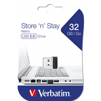 Verbatim Clé NANO USB Store 'n' Stay 32 Go
