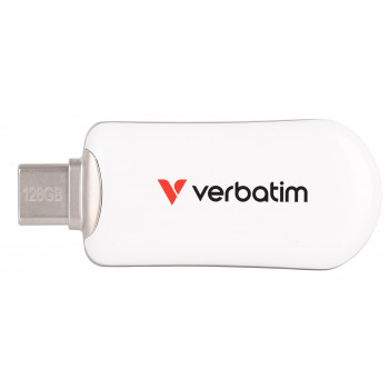 Verbatim 30229 lecteur USB flash 128 Go USB Type-C 3.2 Gen 1 (3.1 Gen 1) Blanc