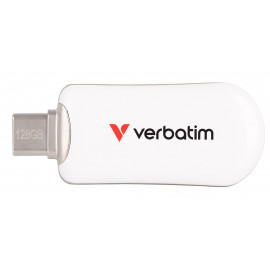 Verbatim 30229 lecteur USB flash 128 Go USB Type-C 3.2 Gen 1 (3.1 Gen 1) Blanc