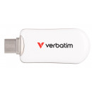 Verbatim 30229 lecteur USB flash 128 Go USB Type-C 3.2 Gen 1 (3.1 Gen 1) Blanc