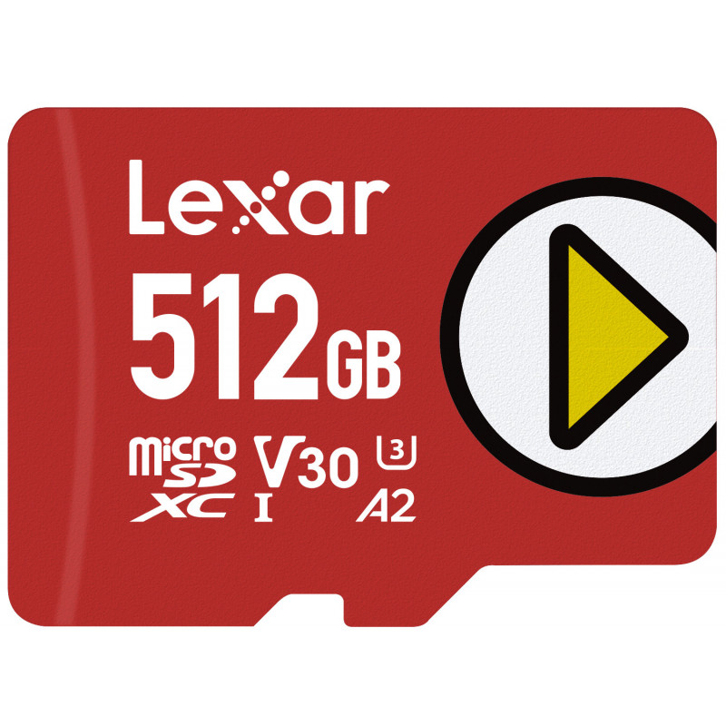 Lexar PLAY microSDXC UHS-I Card 512 Go Classe 10