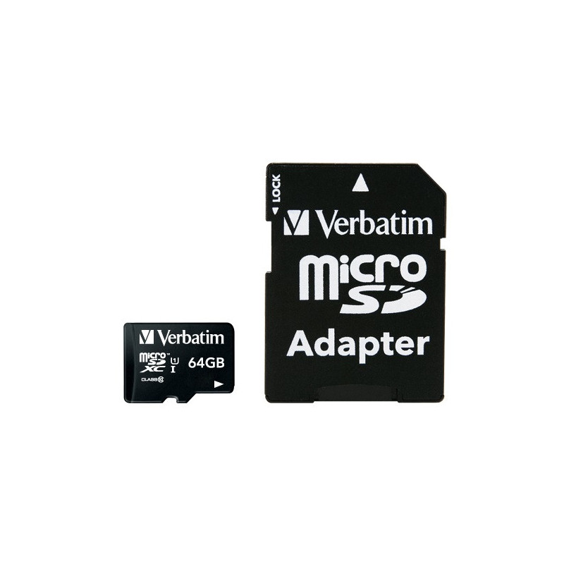 Verbatim Premium 64 Go MicroSDXC Classe 10