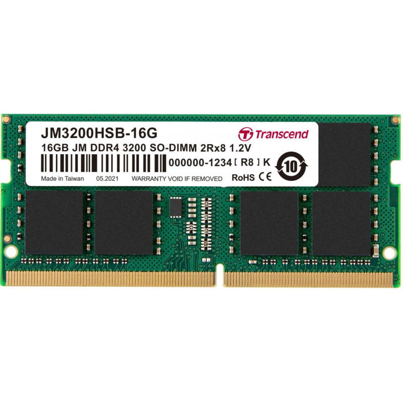 Transcend JetRam JM3200HSB-16G module de mémoire 16 Go DDR4