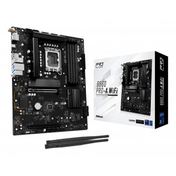 Asrock B860 Pro-A WiFi Intel B860 LGA 1851 (Socket V1) ATX