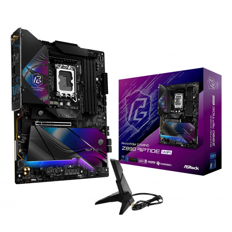 Asrock Z890 Riptide WiFi Intel Z890 LGA 1851 (Socket V1) ATX