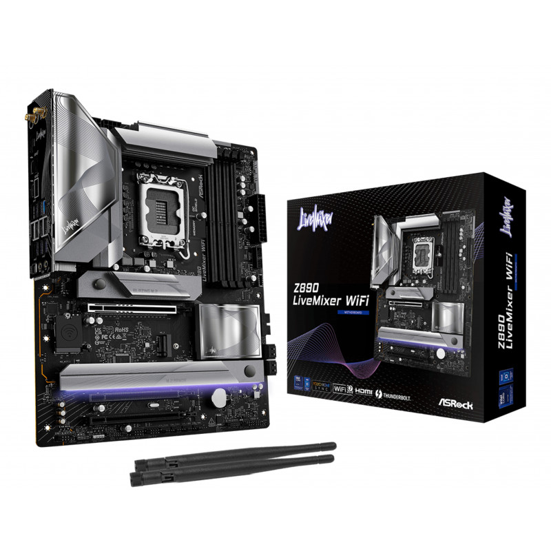 Asrock Z890 LiveMixer WiFi Intel Z890 LGA 1851 (Socket V1) ATX